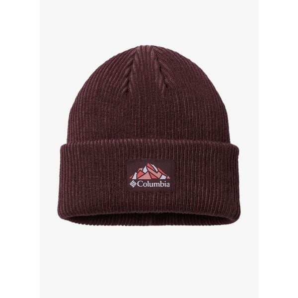 Czapka zimowa Columbia Provisions Cuffed Beanie - moonvista/mountain. Czerwone czapki damskie Columbia, na zimę, bez wzorów. Za 98.99 zł.