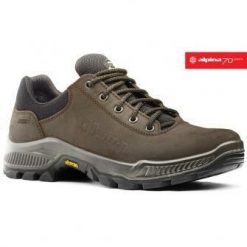 Buty Trekkingowe dla dorosłych Alpina Prima Low Vibram. Brązowe obuwie trekkingowe damskie Alpina, bez zapięcia. Za 550.00 zł.
