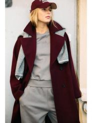 Noisy may Płaszcz przejściowy w kolorze czerwonym rozmiar: L. Czerwone płaszcze damskie Noisy may, l, bez wzorów, bez kaptura. Za 210.81 zł.