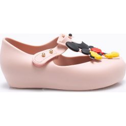 Melissa - Baleriny dziecięce Ultragirl + Disney. Szare baleriny dziewczęce Melissa, z motywem z bajki, z gumy. W wyprzedaży za 299.90 zł.