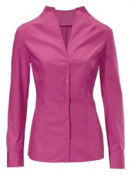 Heine Bluzka w kolorze różowym rozmiar: 48. Różowe bluzki damskie Heine, bez wzorów, z bawełny, bez kołnierzyka, bez ramiączek. Za 126.15 zł.