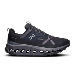 Sneakersy damskie ON CloudhorizON Waterproof Black | Eclipse. Czarne obuwie sportowe damskie On, bez zapięcia, trekkingowe. Za 663.99 zł.