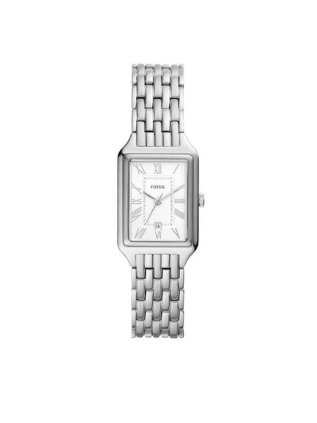 Fossil Zegarek Raquel ES5221 Srebrny. Szare, cyfrowe zegarki damskie Fossil, srebrne. Za 529.99 zł.
