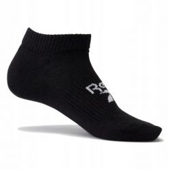 Skarpety stopki sportowe Reebok ACTFO U INSIDE SOCK. Czarne skarpetki damskie Reebok, bez wzorów, z bawełny. Za 24.00 zł.
