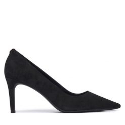 Szpilki MICHAEL Michael Kors. Czarne szpilki damskie MICHAEL Michael Kors, bez wzorów, bez obcasa, na szpilce, bez zapięcia. Za 629.99 zł.
