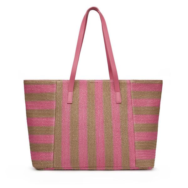 Torebka JENNY. Czerwone shopper bag Jenny, bez wzorów, bez dodatków. Za 129.99 zł.