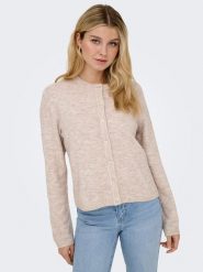 ONLY Kardigan "Simoni" w kolorze szarobrązowym rozmiar: S. Brązowe kardigany damskie Only, s, bez wzorów. Za 82.99 zł.