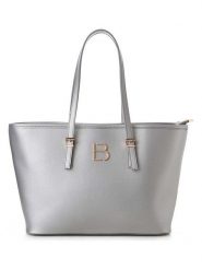 Lucky Bees Shopper bag w kolorze srebrnym - 42 x 25 x 15 cm rozmiar: onesize. Szare shopper bag Lucky Bees, bez wzorów, z materiału, na ramię, bez dodatków. Za 131.74 zł.