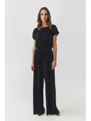 TATUUM Kombinezon "Milou" w kolorze granatowym rozmiar: L. Niebieskie kombinezony damskie TATUUM, l, bez wzorów, z tkaniny, bez kołnierzyka, bez ramiączek. Za 266.66 zł.