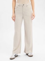 Levi's Dżinsy - Szeroka nogawka w prążki Kobiety Bawełna beżowy, 28-30. Brązowe jeansy damskie Levi's. Za 329.95 zł.