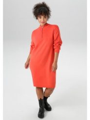 Aniston Sukienka w kolorze czerwonym rozmiar: 46. Czerwone sukienki damskie Aniston, bez wzorów, bez ramiączek. Za 69.91 zł.