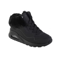 Buty Kobieta Skechers Uno Fall Air czarny. Czarne obuwie sportowe damskie Skechers, na zimę, bez zapięcia. Za 249.99 zł.