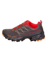 LA SPORTIVA Buty "Akyra" w kolorze antracytowo-czerwonym do biegania rozmiar: 40. Czarne obuwie sportowe damskie La Sportiva, z materiału, do biegania. Za 461.21 zł.