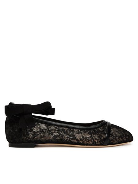 MALONE SOULIERS Baleriny Sabina 5-1 Czarny. Czarne balerinki damskie MALONE SOULIERS, bez wzorów, z materiału. Za 1,649.00 zł.