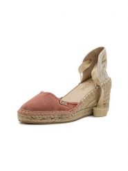 Natural world Czółenka w kolorze beżowo-czerwonym na koturnie rozmiar: 37. Brązowe czółenka damskie Natural World, bez wzorów, bez obcasa, na koturnie. Za 165.99 zł.