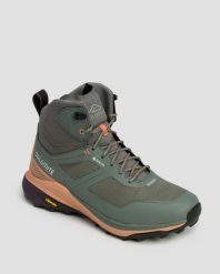Buty damskie Dolomite NIBELIA HIGH GTX SILVER GREEN/SAND PINK. Zielone obuwie trekkingowe damskie Dolomite, z gore-texu, bez zapięcia. Za 504.00 zł.