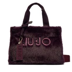 Torebka Liu Jo. Fioletowe shopper bag Liu Jo, bez wzorów, bez dodatków. Za 469.99 zł.