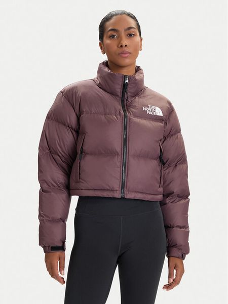 The North Face Kurtka puchowa Nuptse NF0A5GGE Fioletowy Regular Fit. Fioletowe kurtki damskie The North Face, xl, bez wzorów, z puchu, bez kaptura. Za 1,399.00 zł.