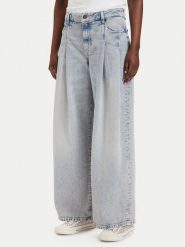 Guess Jeans Jeansy W6GA2U D5M57 Niebieski Wide Leg. Niebieskie jeansy damskie Guess Jeans. Za 479.99 zł.