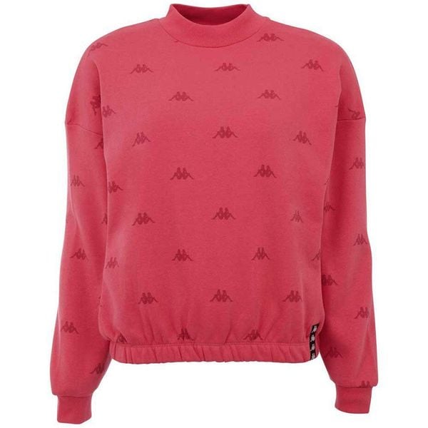 Bluza damska Kappa Ignara różowa. Czerwone bluzy damskie Kappa, m, bez wzorów, z bawełny, bez kaptura. Za 181.41 zł.