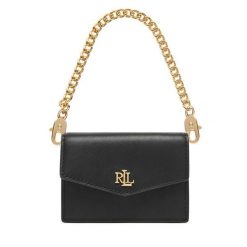 Torebka LAUREN RALPH LAUREN. Czarne torebki wieczorowe damskie Lauren Ralph Lauren, bez wzorów, bez dodatków. Za 579.99 zł.