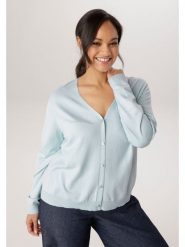 Aniston Kardigan w kolorze błękitnym rozmiar: 48. Niebieskie kardigany damskie Aniston, bez wzorów. Za 130.99 zł.