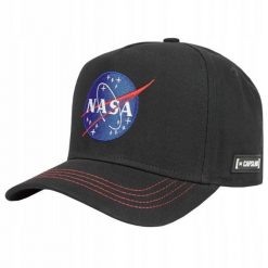 Czapka Z Daszkiem NASA Space Mission. Czarne czapki z daszkiem damskie CapsLab, bez wzorów. Za 173.99 zł.