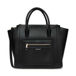 Torebka GINO ROSSI. Czarne shopper bag Gino Rossi, bez wzorów, bez dodatków. Za 299.99 zł.