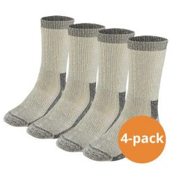 Skarpety trekkingowe dla dorosłych Xtreme Thermal Heavy, 4-pak. Brązowe skarpetki damskie XTREME SOCKSWEAR, bez wzorów, z wełny. Za 268.99 zł.