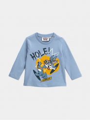 Original Marines Bluzka DDAV0728NM Niebieski Regular Fit. Niebieskie t-shirty i koszulki chłopięce Original Marines, bez wzorów, z bawełny, bez kołnierzyka, bez ramiączek. Za 49.99 zł.