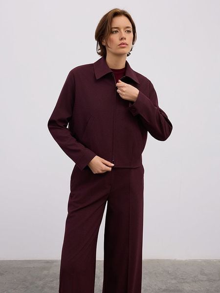 BGN Kurtka koszulowa w kolorze bordowym rozmiar: 36. Czerwone kurtki damskie BGN, bez wzorów, bez kaptura. Za 170.07 zł.