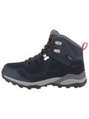 Jack Wolfskin Skórzane buty trekkingowe "SUNSET HIKE TEXAPORE MID" w kolorze granatowo-szarym rozmiar: 39,5. Niebieskie obuwie trekkingowe damskie Jack Wolfskin, z materiału, bez zapięcia. Za 351.38 zł.