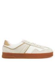 Tommy Jeans Sneakersy The Greenwich Mix Media EN0EN02730 Beżowy. Brązowe obuwie sportowe damskie Tommy Jeans, z jeansu, bez zapięcia. Za 289.99 zł.