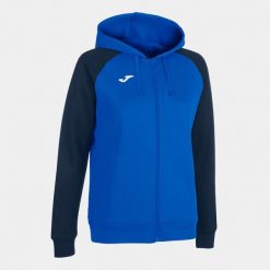 Bluza sportowa damska Joma Academy IV. Niebieskie bluzy damskie Joma, l, bez wzorów, bez kaptura. W wyprzedaży za 125.65 zł.