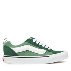 Tenisówki Vans. Zielone trampki damskie Vans, bez wzorów, bez zapięcia. Za 279.99 zł.