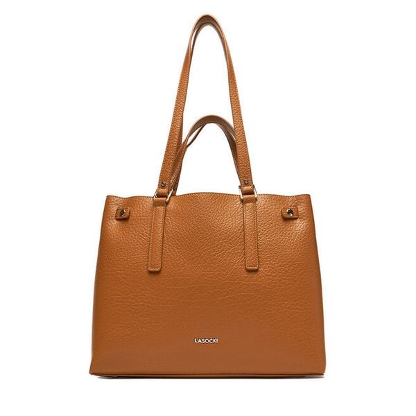 Torebka Lasocki. Brązowe torebki klasyczne damskie Lasocki, bez dodatków. Za 199.99 zł.