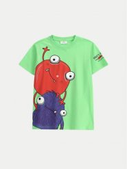 Coccodrillo T-Shirt WC5143208VBA Zielony Regular Fit. Zielone t-shirty i koszulki chłopięce COCCODRILLO, bez wzorów, z bawełny, bez kołnierzyka, bez ramiączek. Za 39.99 zł.