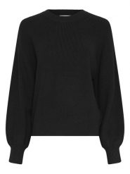 MOSS COPENHAGEN Sweter "Acentia Rachelle" w kolorze czarnym rozmiar: XS/S. Czarne swetry klasyczne damskie Moss Copenhagen, s, prążkowane, bez kołnierzyka. Za 154.95 zł.