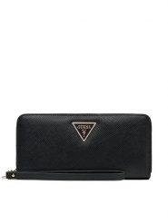 Guess Portfel Laurel II Slg SWZG74 59146 Czarny. Czarne portfele damskie Guess, z aplikacjami, ze skóry. Za 219.99 zł.