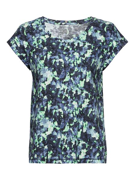 Camel Active Koszulka ze wzorem rozmiar: L. Brązowe bluzki damskie Camel Active, l, bez wzorów, z bawełny, bez kołnierzyka, bez ramiączek. Za 69.91 zł.