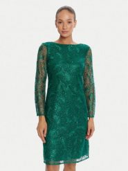 Bruuns Bazaar Sukienka koktajlowa Palm Yvona BBW4542 Zielony Regular Fit. Zielone sukienki damskie Bruuns Bazaar, bez wzorów, z syntetyku, wizytowe, bez ramiączek. Za 629.99 zł.