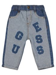 Guess Jeansy N6RA04 D7070 Niebieski Regular Fit. Niebieskie jeansy chłopięce Guess, z bawełny. Za 219.99 zł.