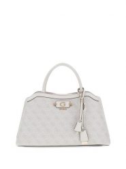 Guess Torebka Lindsey HWSG97 49060 Kremowy. Białe kuferki damskie Guess, z aplikacjami, ze skóry, bez dodatków. Za 634.99 zł.