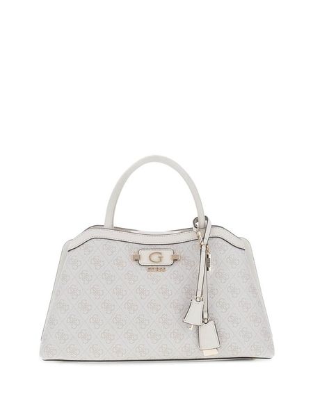 Guess Torebka Lindsey HWSG97 49060 Kremowy. Białe kuferki damskie Guess, ze skóry, bez dodatków. Za 513.99 zł.