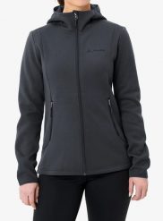 Bluza z kapturem damska Vaude Idris Fleece Hoody. Czarne bluzy damskie Vaude, m, bez wzorów, z materiału, z kapturem. Za 439.99 zł.
