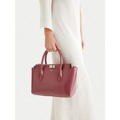 Torebka Lasocki. Czerwone kuferki damskie Lasocki, bez wzorów, bez dodatków. Za 169.99 zł.