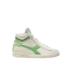 Sneakersy Diadora Game L. Zielone obuwie sportowe damskie Diadora, bez zapięcia, tenisowe. Za 408.50 zł.