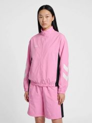 Damska bluza dresowa Hummel I-D. Czerwone bluzy damskie Hummel, l, bez wzorów, z dresówki, bez kaptura. Za 232.49 zł.