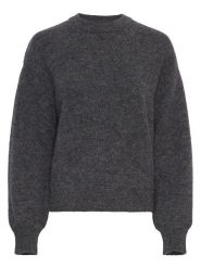 MOSS COPENHAGEN Sweter "Annamaja" w kolorze szarym rozmiar: S/M. Szare swetry klasyczne damskie Moss Copenhagen, m, bez kołnierzyka. Za 173.99 zł.