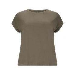Damska koszulka z rękawem 3/4 Q Sportswear Jenirei. Szare bluzki damskie ENDURANCE Q, bez wzorów, sportowe, bez kołnierzyka, bez ramiączek. Za 173.00 zł.